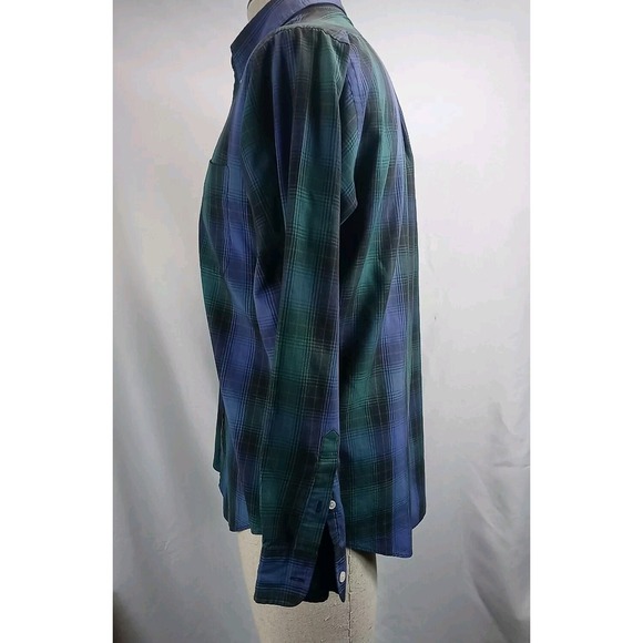 Vintage Lord & Taylor Plaid Shirt Men's Size Large Long Sleeve Button Down Shirt - Picture 4 of 8